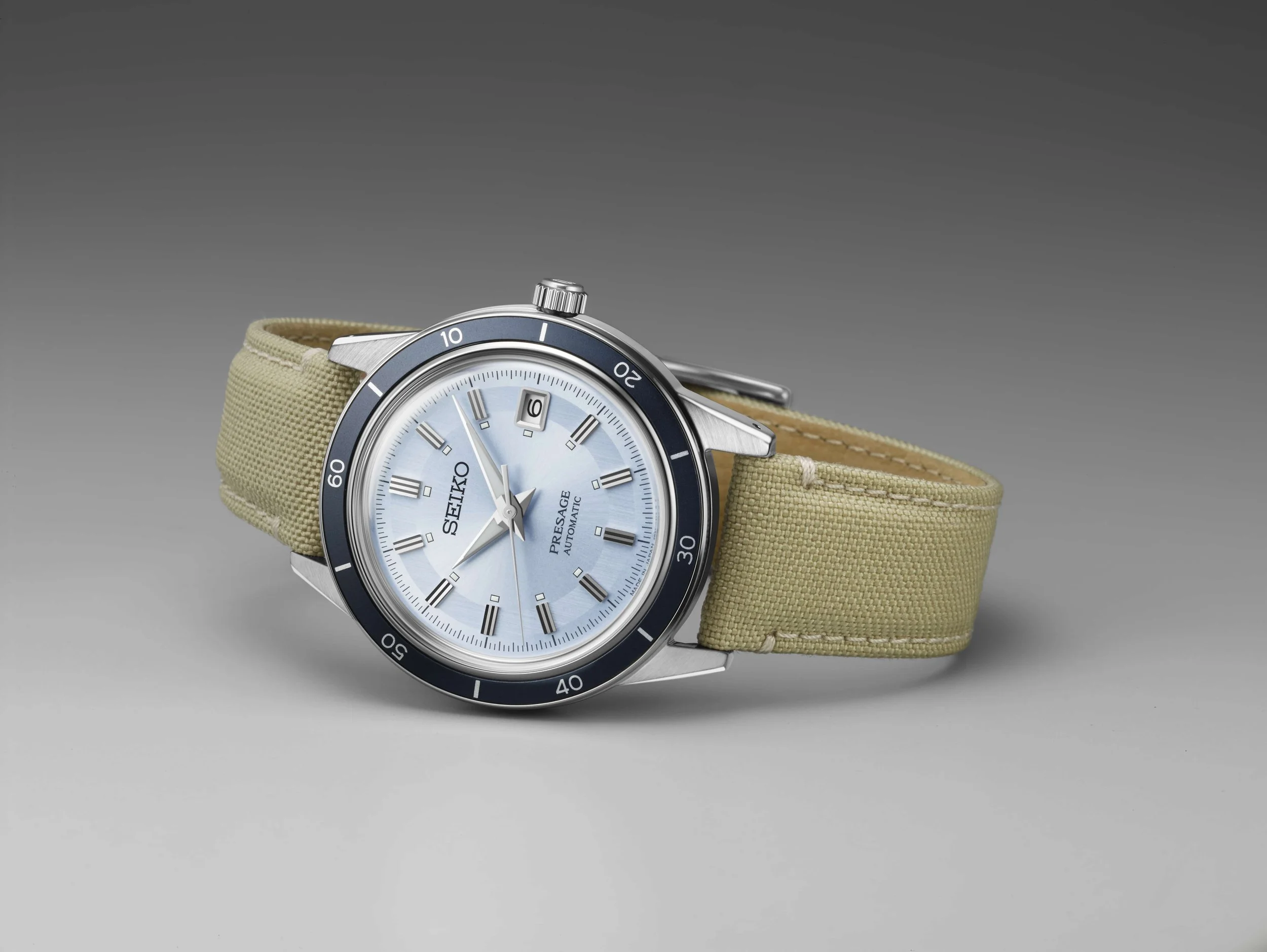 New Seiko Presage Style 60s Retro Blue European Exclusive Limited Edition Watch MTR Watches